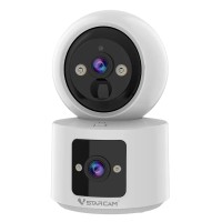 VSTARCAM smart κάμερα CB90DR, 2MP, dual lens, WiFi, PTZ, SD, 5200mAh backup battery