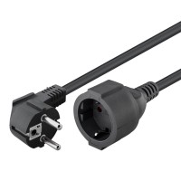 GOOBAY μπαλαντέζα προέκταση ρεύματος 94700, schuko, 3x 1.5mm², 2m, μαύρη
