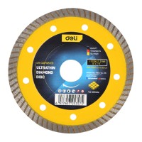 DELI δίσκος κοπής διαμαντέ DH-CQP125-E3, δομικών υλικών, ultrathin, 125mm, 12250rpm, wet & dry