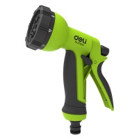 DELI πιστόλι νερού DL8760A με 8 λειτουργίες ψεκασμού, 3/4"