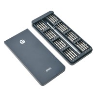 DELI σετ κατσαβίδι ακριβείας DL241033 με 32 μύτες, με θήκη, 33τμχ