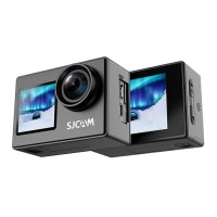 SJCAM action camera SJ4000 Dual Screen, 2x οθόνες, 16MP/4K, WiFi, αδιάβροχη θήκη, μαύρη