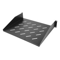 POWERTECH σταθερό ράφι για rack 19" NETW-0054, 2U, βάθος 350mm, μαύρο