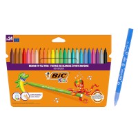 BIC σετ χρωματιστών μαρκαδόρων Kid Couleur, ultra washable, 24τμχ