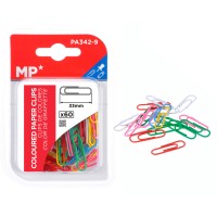 MP συνδετήρες PA342-9, μεταλλικοί, 33mm, χρωματιστοί, 60τμχ