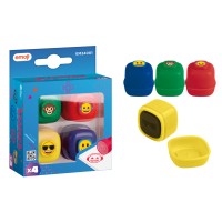 EMOJI παιδικές σφραγίδες EM24001, 4x σχέδια/χρώματα