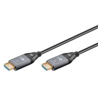 GOOBAY καλώδιο HDMI 2.1 65558 με Ethernet, 8K/60Hz, 48 Gbps, 10m, μαύρο