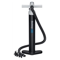 BESTWAY τρόμπα χειρός 62227 με μανόμετρο, 1.8/3.45lt, 7/23PSI, μαύρη