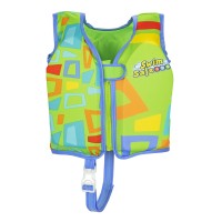 BESTWAY παιδικό γιλέκο κολύμβησης 32176, S/M, 1-3 ετών, 50+UPF, πράσινο