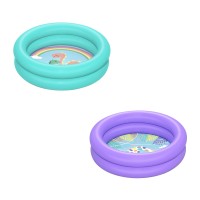 BESTWAY παιδική φουσκωτή πισίνα 51061, 21lt, Φ61x15cm, διάφορα χρώματα, 1τμχ
