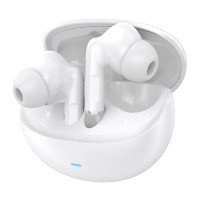 CELEBRAT earphones με θήκη φόρτισης W80, True Wireless, 13mm, 30/230mAh, λευκά