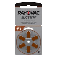 RAYOVAC μπαταρίες ακουστικών βαρηκοΐας 312MF, mercury free, 1.4V, 6τμχ