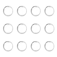 HOME USE στοπ πόρτας HUH-0264, αυτοκόλλητο, PU πλαστικό, 25x10mm, διάφανο, 12τμχ