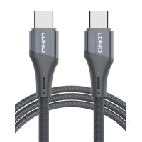 LDNIO καλώδιο USB-C LC632c, 100W, 480Mbps, 2m, μαύρο