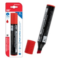 MP ανεξίτηλος μαρκαδόρος PE549-03, 2-10mm μύτη, κόκκινος