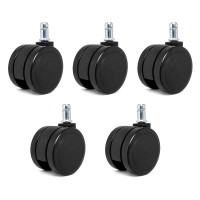 POWERTECH σετ ανταλλακτικά ροδάκια για PT-1390 καρέκλα γραφείου, 5τμχ