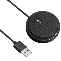 CMTECK επιτραπέζιο μικρόφωνο UM02, omnidirectional, USB, μαύρο