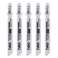 DELI σετ λάμες σέγας DH-QJT012-E4 για μέταλλο, T118B, 5τμχ