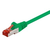 GOOBAY καλώδιο δικτύου 68289, CAT 6 S/FTP, copper, 250MHz, 1m, πράσινο