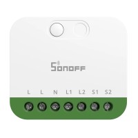 SONOFF smart διακόπτης MINI DUO, 2 κανάλια, WiFi, συμβατός με Matter, 16A, λευκός