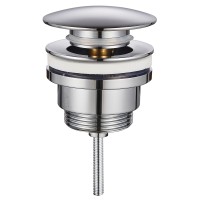 BRUNO βαλβίδα νιπτήρα Pop Up BRN-0312, 1-1/4", ορειχάλκινη, χρωμέ