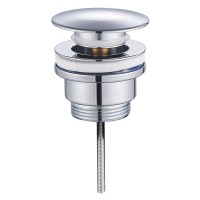 BRUNO βαλβίδα νιπτήρα Pop Up BRN-0313, 1-1/4", ανοξείδωτο ατσάλι, χρωμέ