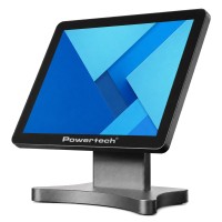 POWERTECH οθόνη αφής PT-1632, LCD, 15" 1024x768p, HDMI/VGA, μαύρη