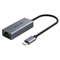 CABLETIME αντάπτορας δικτύου CT-CML100-AG, USB-C, 100Mbps Ethernet, γκρι