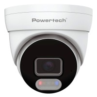 POWERTECH IP κάμερα PT-1593 με μικρόφωνο & Full Color λειτουργία, 8MP, 2.8mm, PoE, IP67