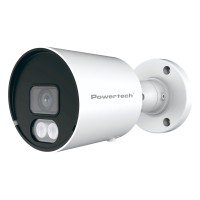 POWERTECH υβριδική κάμερα CCTV PT-1585 με μικρόφωνο & Full Color λειτουργία, 8MP, 2.8mm, IP67