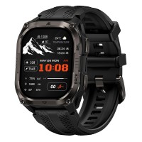 KOSPET smartwatch PULSE 2, heart rate, 1.96" AMOLED, GPS, 5 ATM & IP69, με φακό, μαύρο