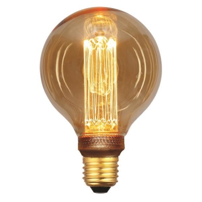 ΛΑΜΠΑ LED ΓΛΟΜΠΟΣ G95 3,5W Ε27 2000K 220-240V GOLD GLASS DIMMABLE