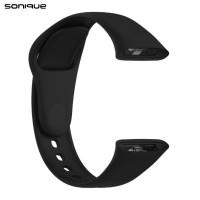 Λουράκι Σιλικόνης Sonique Color για Xiaomi Redmi Watch 3 Μαύρο
