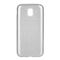 Θήκη Shining TPU Samsung Galaxy J3 (2017) Ασημί