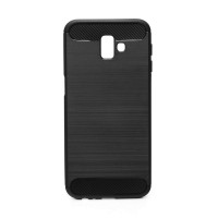 Θήκη Σιλικόνης Carbon TPU Fiber Brushed Samsung Galaxy J6 Plus 2018 Μαύρο