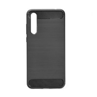 Θήκη Σιλικόνης Carbon TPU Fiber Brushed Huawei P20 Μαύρο