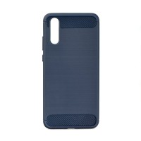 Θήκη Σιλικόνης Carbon TPU Fiber Brushed Huawei P20 Μπλε