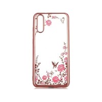 Diamond Case Huawei Y6 2019 Ροζ Χρυσό