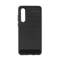 Θήκη Σιλικόνης Carbon TPU Fiber Brushed Huawei P30 Μαύρο