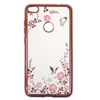 Diamond Case Honor 9 Lite Ροζ Χρυσό