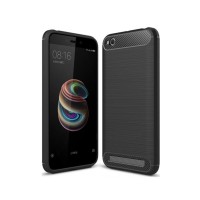 Θήκη Σιλικόνης Carbon TPU Fiber Brushed Xiaomi Redmi 5A Μαύρο