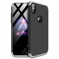 GKK 360 Full Body Protection Apple iPhone XR Μαύρο/Ασημί