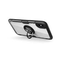 Carbon Clear Ring TPU Apple iPhone 11 Pro Μαύρο