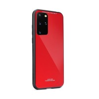 Glass Case Samsung Galaxy S20 Plus Κόκκινο