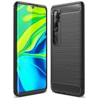 Θήκη Σιλικόνης Carbon TPU Fiber Brushed Xiaomi Mi Note 10 / Mi Note 10 Pro Μαύρο