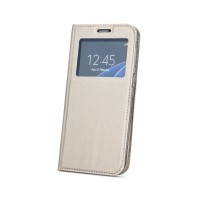 Smart Look Book Samsung Galaxy A8 Plus 2018 Χρυσό