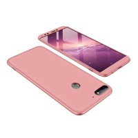 GKK 360 Full Body Protection Huawei Y7 Prime 2018 / Honor 7C Ροζ Χρυσό