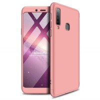 GKK 360 Full Body Protection Samsung Galaxy A9 2018 Ροζ Χρυσό