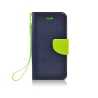 Fancy Book Samsung Galaxy A30 / Galaxy A20 Σκούρο Μπλε/Λαχανί