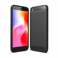 Θήκη Σιλικόνης Carbon TPU Fiber Brushed Xiaomi Redmi Go Μαύρο